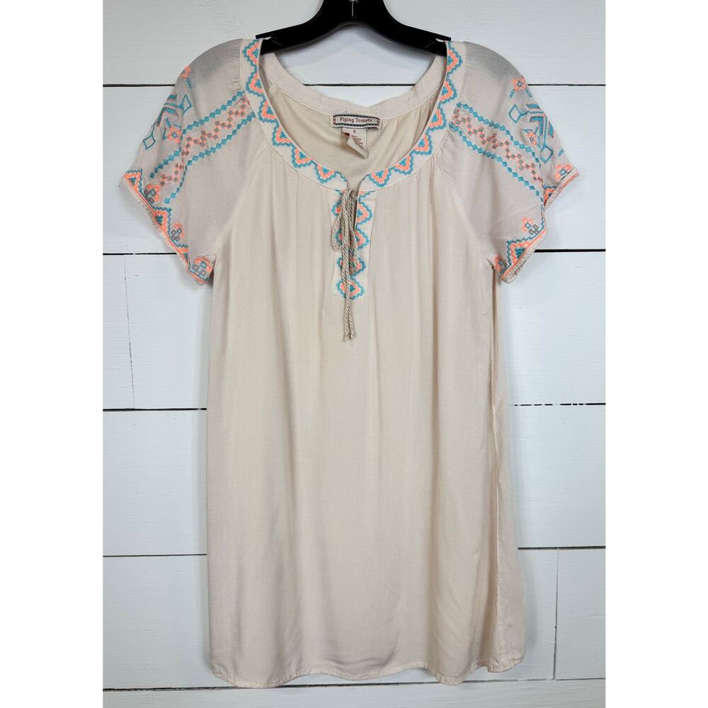Flying Tomato Short Sleeve Mini Dress Women's Size Small
